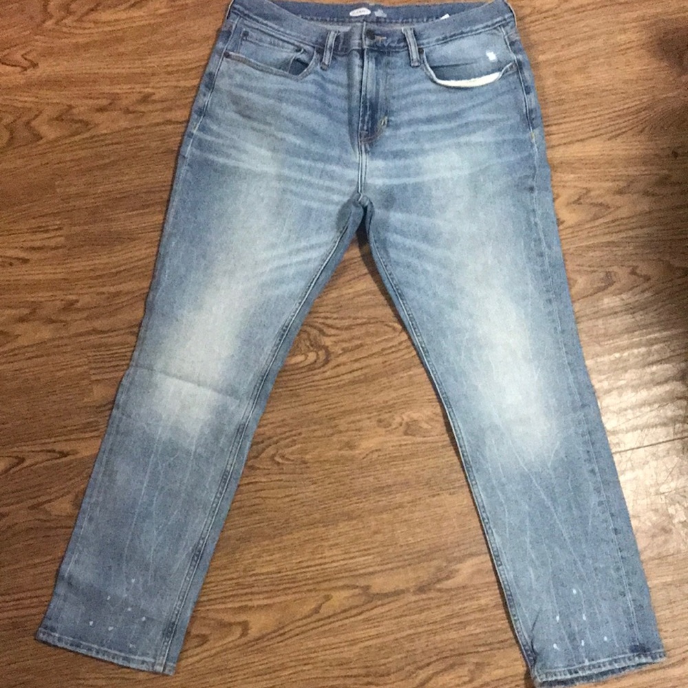 NWOT OLD NAVY MENS BLUE JEANS SLIM FIT 34x30